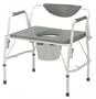 Drive Medical Bariatric Drop Arm Bedside Commode Chair