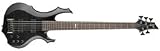  : ESP LTD F-255FM 5 String Bass Guitar See Thru Black