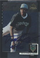Guillermo Mota, Cape Fear Crocs - Expos Affiliate, 1999 Upper Deck SP Top Prospects Autographed Card