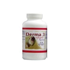 External hard drive:Derma-3 Softgels For Large Breeds, 250 Capsules