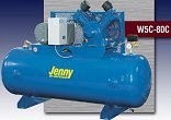 Jenny Simplex-2 Stage Climate Control Stationary Air Compressors: Pump T, 15 HP, 520 RPM