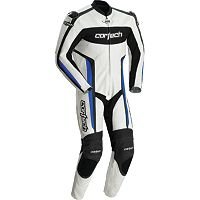 Cortech Latigo RR 1-Piece Suit (MEDIUM) (WHITE/BLUE)