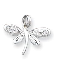 Sterling Silver Dragonfly Charm