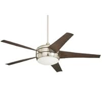 Emerson Fans CF955BS 54 Midway Eco Contemporary Energy Star Steel Ceiling Fan w/ Light and Remote