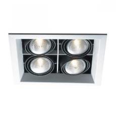 Trim 4 Light Multi Par20 Sq Wht EF by Eurofase