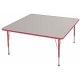 48" Square Adjustable Activity Table (15"-23" Legs) ~ ECR4kids