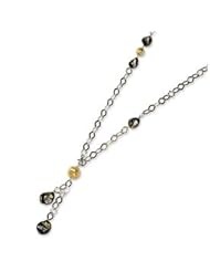 Genuine IceCarats Designer Jewelry Gift Sterling Silver Multi Murano Glass Bead Necklace In 24.00 Inch