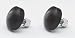 Universal Bump Stop Low Profile Button Style H-11/16 in. Dia. 1 5/8 in. Incl. 2 Per Set Black Image