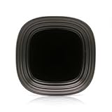 By Mikasa- Swirl Chocolate Square Dinner Plate