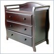 L.A. Baby 3 Drawer Organizer/Changer in Cherry