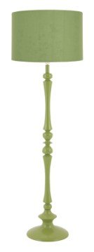 Baroque Resin Floor Lamp Green