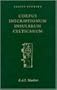 Corpus Inscriptionum Insularum Celticaru: The Orham Inscriptions of Ireland and Britain (Celtic Studies)