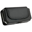 FOR HTC : Droid Eris / Imagio / Hero / Touch Pro2 (CDMA) / Touch Pro2 (GSM) / Tilt2 / My Touch 3G / Magic / Ozone XV6175 / Dash 3G / Snap (GSM) / Snap S511 (CDMA) / Premuim Genuine Black Horizontal Phone Carry Pouch Case Holster Belt Clip