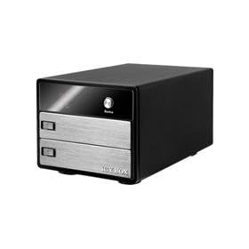RaidSonic ICY BOX IB-3221STU-B Struttura 3½ 2 Drive USB 2.0, colore: Nero