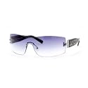 Juicy Couture Candy S Sunglasses, Ruthenium Black Frame/ Grey Gradient Lenses/ Crystals-Rhinestones