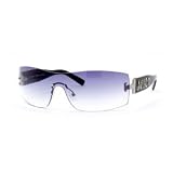 Juicy Couture - Juicy Couture Candy S Sunglasses, Ruthenium Black Frame/ Grey Gradient Lenses/ Crystals-Rhinestones
