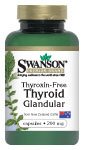 Thyroid Glandular (Thyroxin-Free) 200 Mg 60 Caps