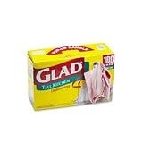 Glad Tall Kitchen Bags with Drawstrings, 13 Gallon 100 bags