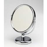 Swissco 10x Chrome Standing Mirror