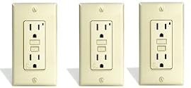 Altus 15 Amp Ivory Tamper Resistant GFCI, 3-Pack