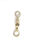 Eagle Claw Barrel Swivels: Brass, Size 3, Quantity 10