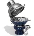 Aqua / Purple Ceramic Hookah Head with Cover & Screen Hooka Shisha (Color different than Pic)