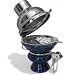 Aqua / Purple Ceramic Hookah Head with Cover & Screen Hooka Shisha (Color different than Pic)