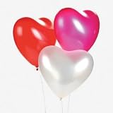 Latex Pearlized Heart Balloons (144 pieces)