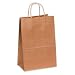 Kraft Paper Shopping Bags, 14inch W x 10inch D x 15-1/2inch H