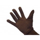 (25 Dz) Brown Jersey Gloves- Clute Cut - Women 25 Dz/cs