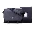 Maccase Messenger with 12  Sleeve - Black/pure Silver