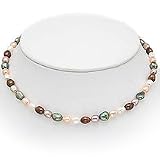 Mulit Colored Baroque Cultured Pearl Necklace