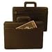 Black Executive Nappa Leather Zip Briefcase 351210BLK