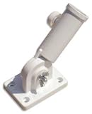 Adjustable Aluminum Flagpole Bracket WHITE