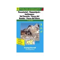 Freytag Berndt Wanderkarten, WKS 8, Passeiertal - Timmelsjoch - Jaufenpa� 1:50.000: Passeierjoch, Timmelsjoch, Jaufen (Hiking Maps of the South Tyrol)