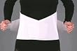 Scott Duo-Adjustable Elastic Low Back Support - White, XL by Austin Medical Equipment