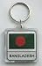 Bangladesh - Country Lucite Key Rings