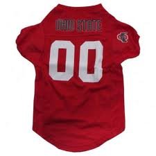 Ohio State Buckeyes XL dog jersey Red NCAA