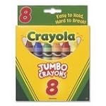 Crayola 8-Pack Crayons - Jumbo (So Bi...