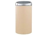 Kitchen & Housewares : Brabantia 3804.26 Touch Bin Almond/Steel 30l