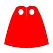 Cape (Red) - LEGO Minifigure Accessory Cape (Red) - LEGO Minifigure Accessory