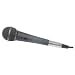 Electronics : Gun Metal Professional 600 Ohm Uni-directional Dynamic Microphone With 5m XLR To 6.35mm Plug Lead.