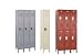 Penco Locker Double Tier 12x12x36 2 Door Ready To Assembled Gray