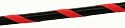 Medium (40") weighted (700g) Black & Fluorescent Orange exercise & dance Hoola Hula Hoop
