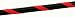 Small (36) weighted (500g) Black & Fluorescent Orange exercise & dance Hoola Hula Hoop
