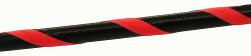 Medium (40") weighted (650g) Black & Fluorescent Orange exercise & dance Hoola Hula Hoop
