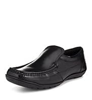 Square Toe Slip-On Shoes