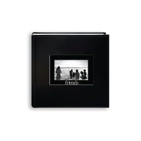 Pioneer Friends Bookbound Photo Album for 200 Photos 4x6, Black