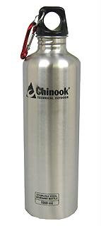 Chinook Natural Cascade Wide Mouth Stainless Steel Bottle (32-Ounce)