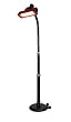 Black Steel Infrared Patio With Telescopic Pole